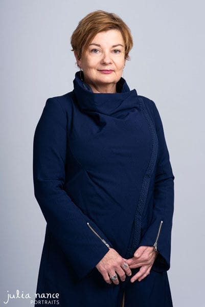 Melbourne personal branding corporate portrait of woman standing in studio