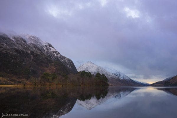 Landscape Photography of Scottish Highlands Loch